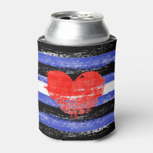 Leather Pride Paint Can Cooler
