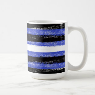 Leather Pride Paint Stripes Coffee Mug
