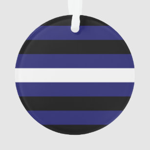 LEATHER PRIDE STRIPED HORIZONTAL - 2014 PRIDE.png Ornament