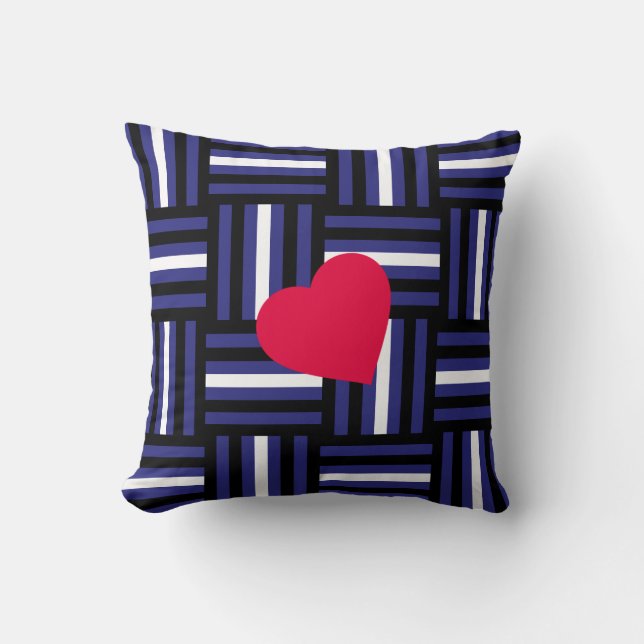 Leather Pride Throw Pillow (Front)