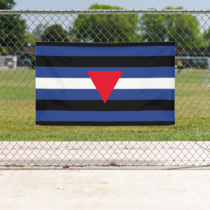 Leather Queer Pride Flag Banner
