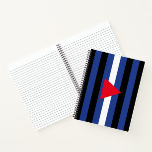 Leather Queer Pride Flag Notebook