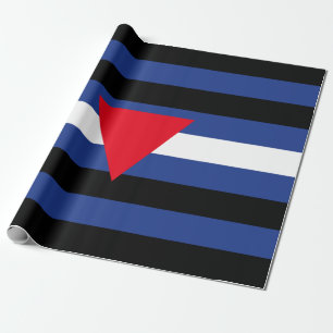 Leather Queer Pride Flag Wrapping Paper