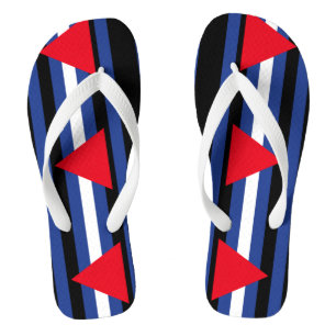 Leather Queer Pride Flip Flops