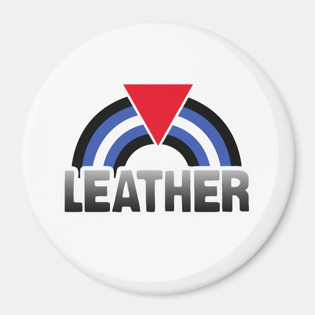 Leather Queer Pride Magnet (Front)