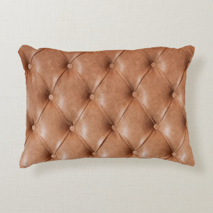 leather sofa background accent pillow