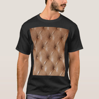 Leather Sofa: Textured Background T-Shirt