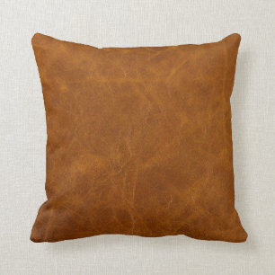 Leather Swatch Study Design #3 Throw Pillow