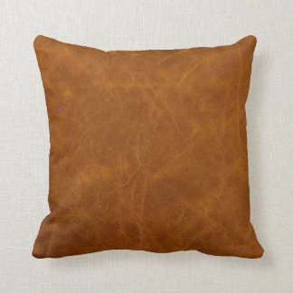 Leather Swatch Study Design #3 Throw Pillow