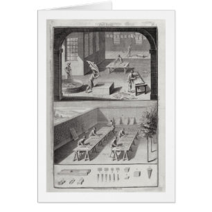 Leather tanning, from the 'Encyclopedia' by Denis
