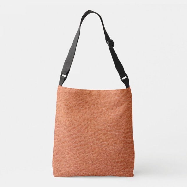leather texture pattern crossbody bag (Back)