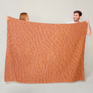 leather texture pattern fleece blanket