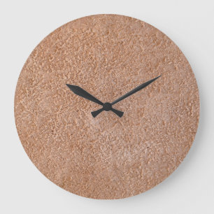 leather texture suede background pattern natural r large clock