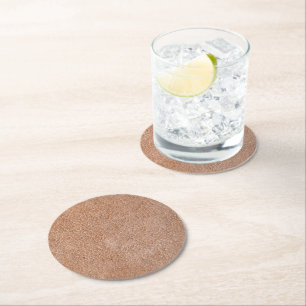 leather texture suede background pattern natural r round paper coaster