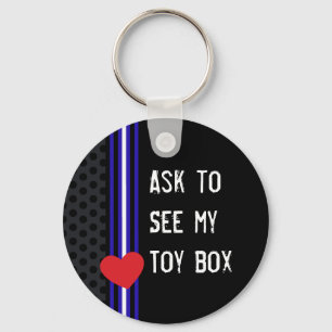 Leather Toybox Keychain