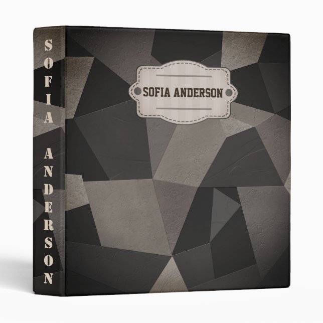 Leather, vintage binder (Front/Spine)