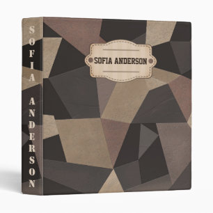 Leather, vintage binder