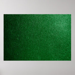 Leather with abstract pattern in green color. Abst Poster
