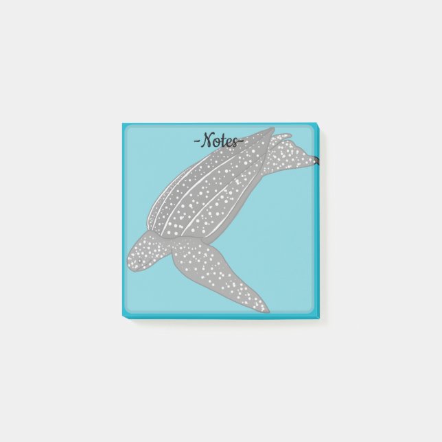 Leatherback  post-it notes (Front)