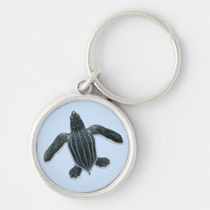 Leatherback Sea Turtle Hatchling Key Chain
