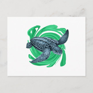 LEATHERBACKS ARE AMAZING POSTCARD