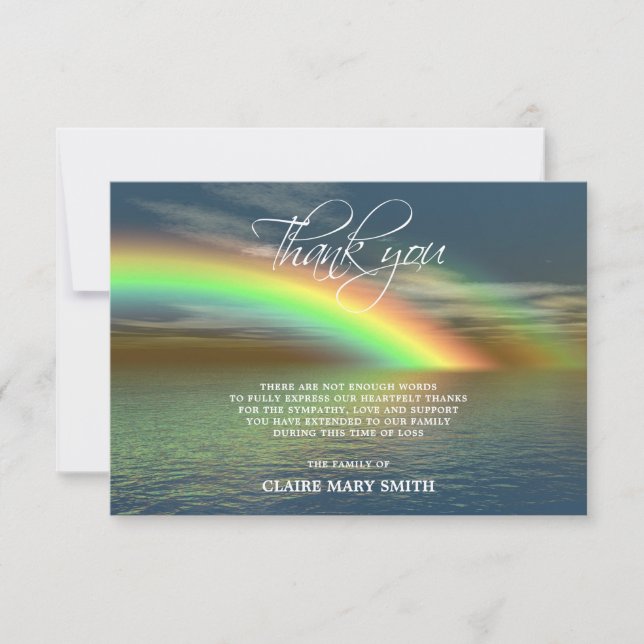 L'eau commémorative d'océan d'arc-en-ciel de MERCI (Devant)
