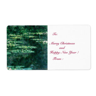 L'EAU MENSONNE EN ÉTANG VERT par Claude Monet
