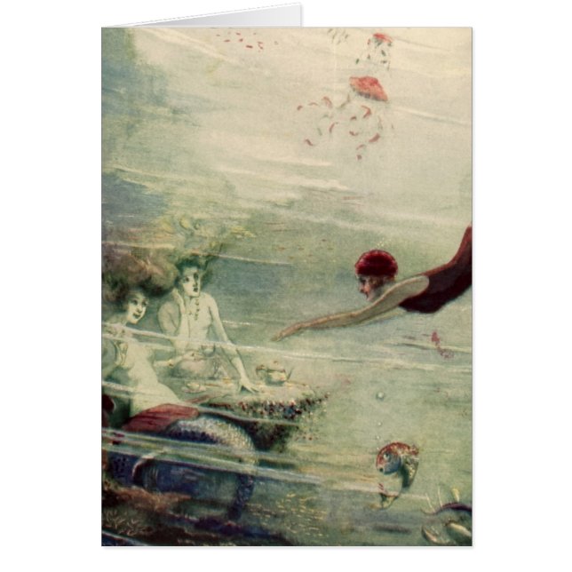 L'eau sous-marine d'océan de sirènes de piqué (Devant)