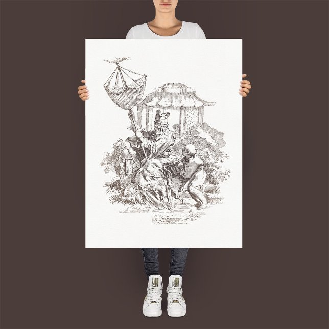 "L'Eau" - Vintage Etching from The Four Elements Poster (Creator Uploaded)