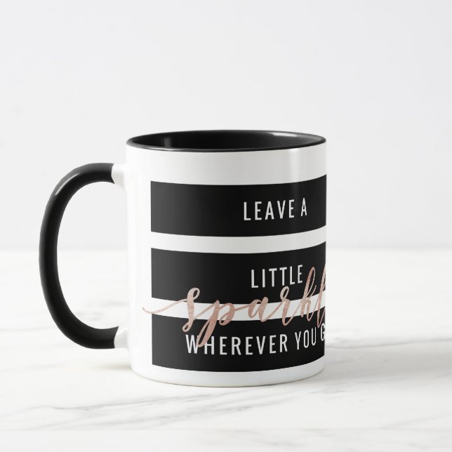 Leave A Little Sparkle Wherever You Go Mug (Left)