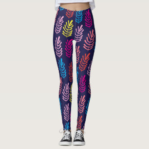 Leave Art Pattern Leggings