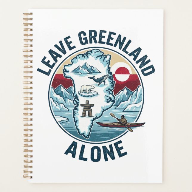 Leave Greenland Alone Planner (Front)