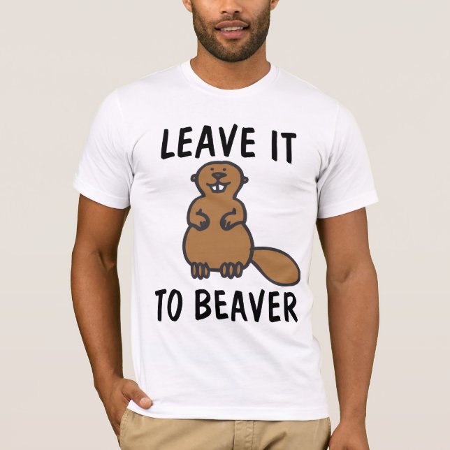 LEAVE IT TO BEAVER FUNNY T-SHIRTS (Front)