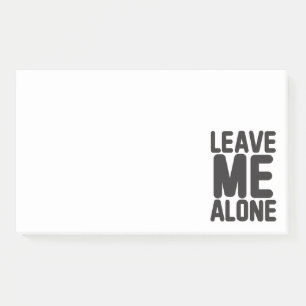 Leave Me Alone Privacy Post-it Notes