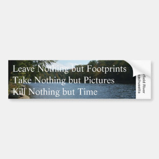 Leave Nothing but...Bumper Sticker