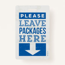 Leave Package Here