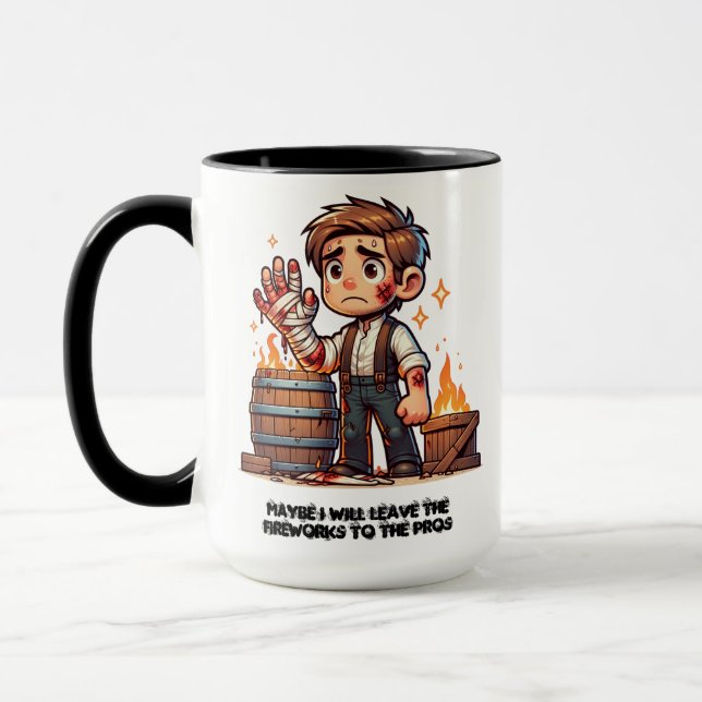 Leave the fireworks to the Pros! Mug (Left)
