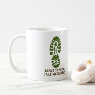 Leave Tracks, Take Memories Coffee Mug