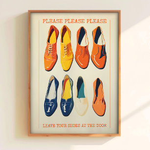 Leave Your Shoes at the Door Printable Wall Art Ta