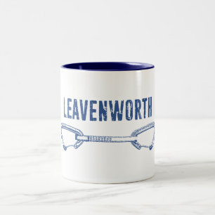 Leavenworth Climbing Quickdraw Two-Tone Coffee Mug
