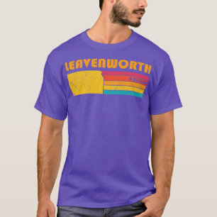 Leavenworth Kansas Vintage Distressed Souvenir T-Shirt