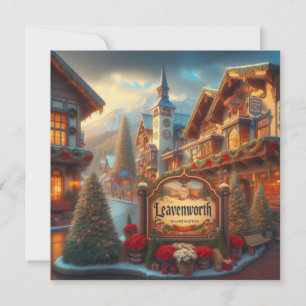 Leavenworth Washington Blank Greeting Card 