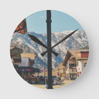 Leavenworth - Washington  Round Clock