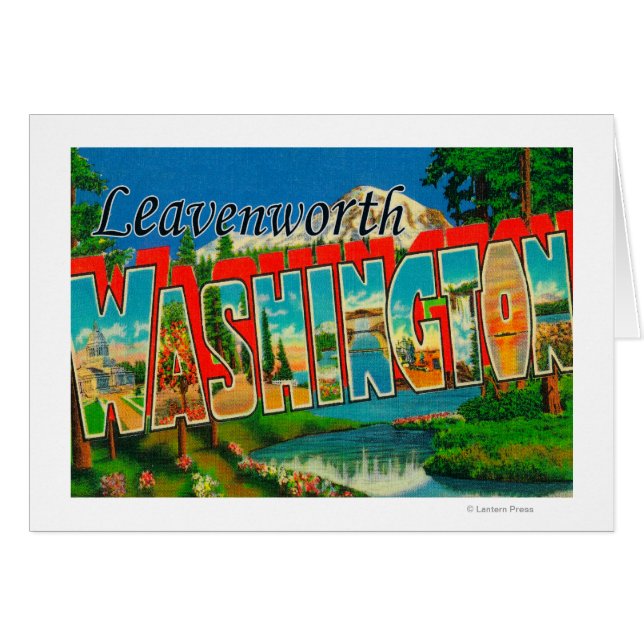 Leavenworth, Washington - Scènes de grandes lettre (Devant horizontal)