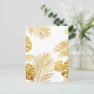 Leaves 10 postcard