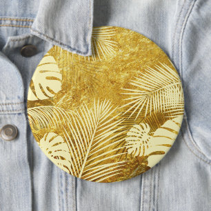 Leaves 8 6 inch round button