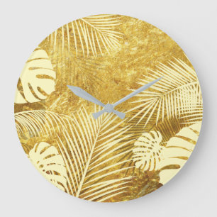 Leaves 8 large clock