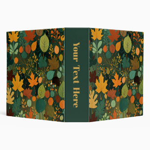 Leaves Abstract Personalized Binder
