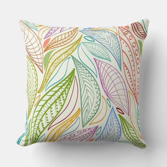 Leaves Accent Pillow (Front)