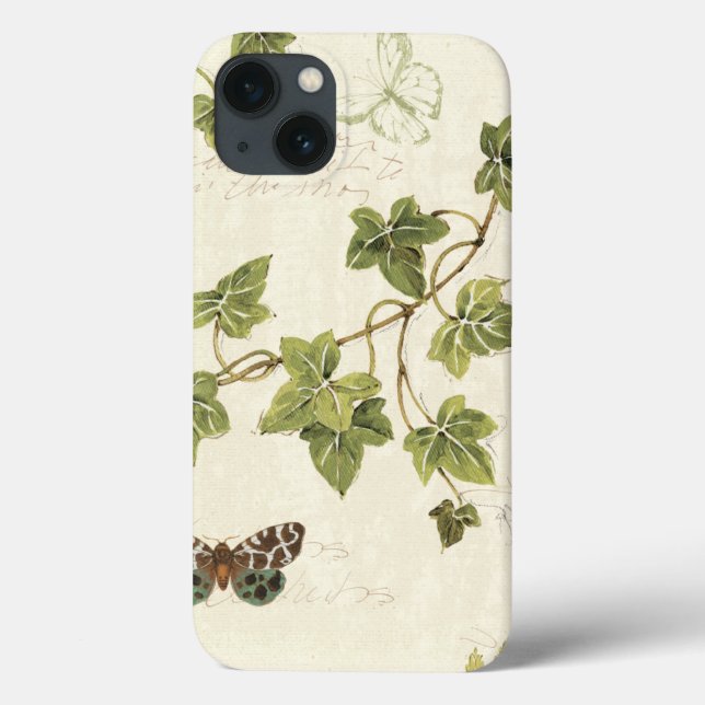 Leaves and a Butterfly Case-Mate iPhone Case (Back)
